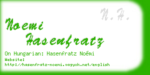 noemi hasenfratz business card